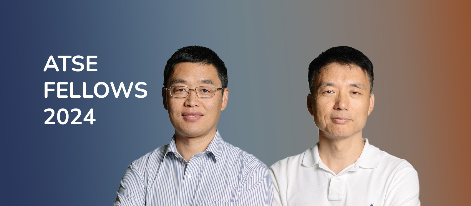 Xiwang Zhang and Chuan Zhao elected as ATSE Fellows